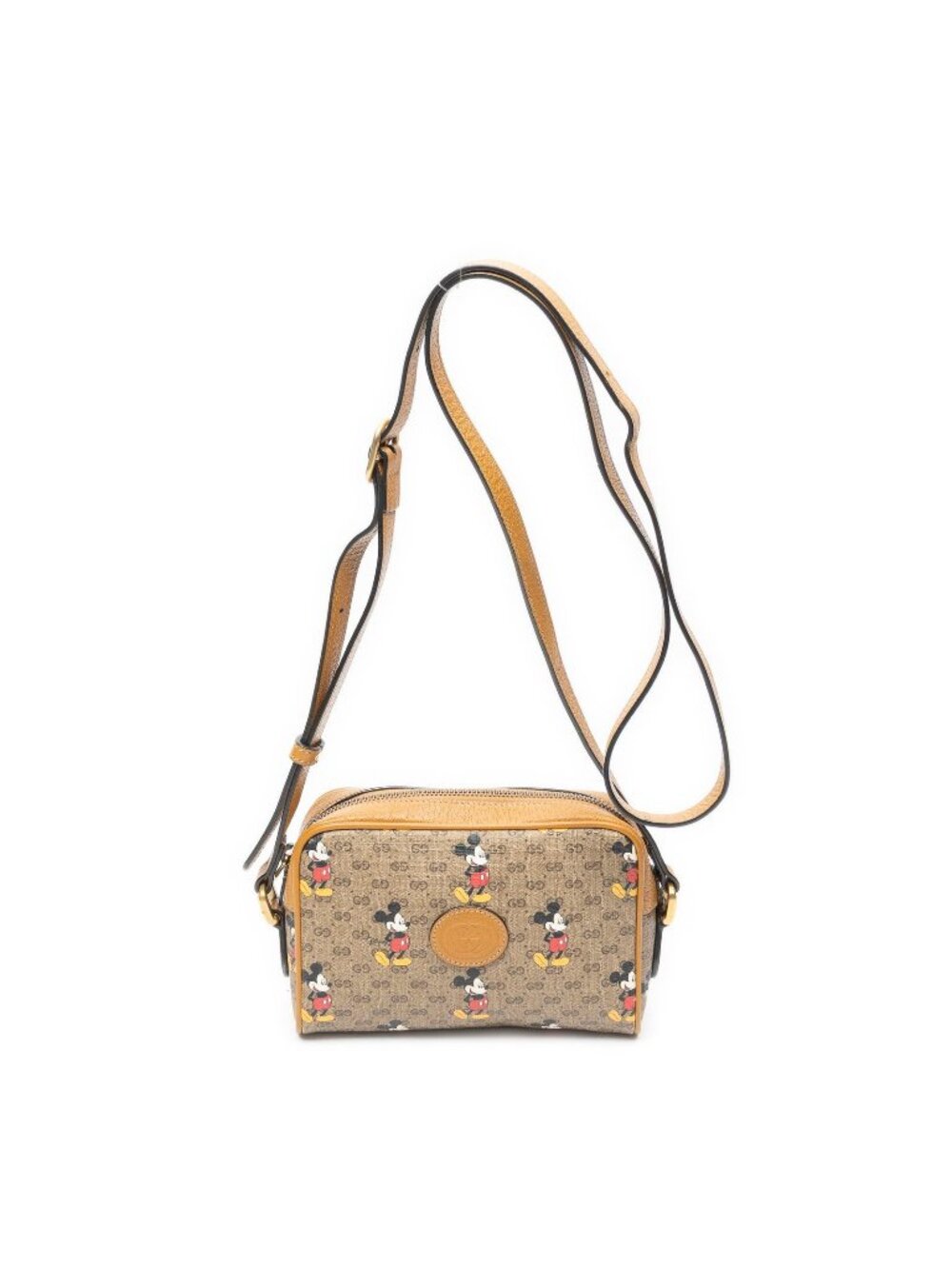 Gucci Camera Bag Tan Micro Guccissima Canvas
